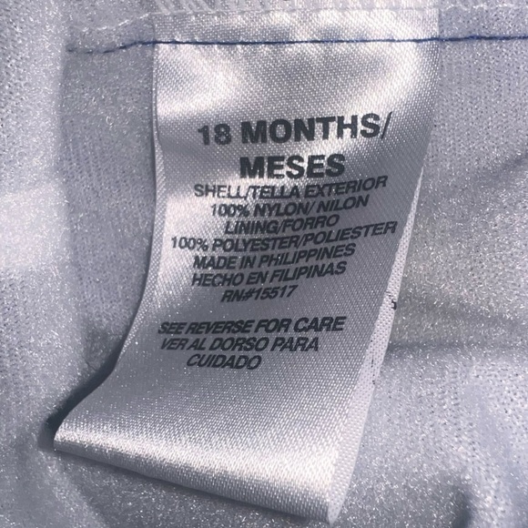 RARE Vintage Little League Official Gear Red Blue Windsuit Tracksuit 18 months - Picture 9 of 10